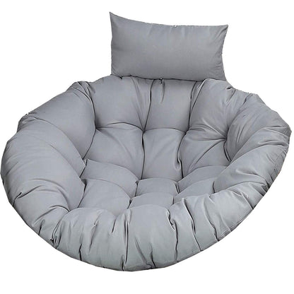 Hanging Egg Chair Cushion Seat Pad for Swing Chair Patio Furniture Gray