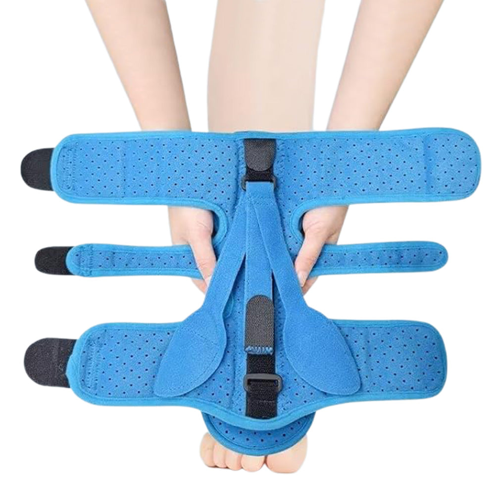 Plantar Fasciitis Night Splint Foot Drop and Achilles Brace Blue