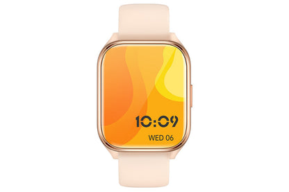 Smart Watch 1.85-Inch Fitness Watch with Heart Rate Sleep Monitor Blood Oxygen 100 Sports Modes Activity Tracker -Gold
