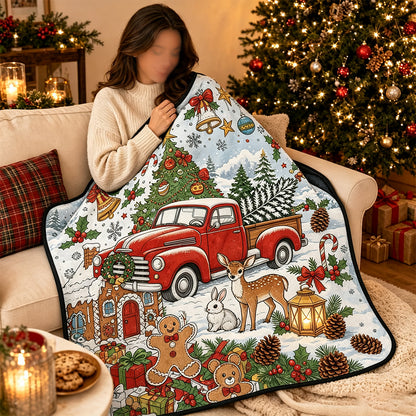 DIY Coloring Graffiti Christmas Blanket Drawing Blanket for Adults - Style6
