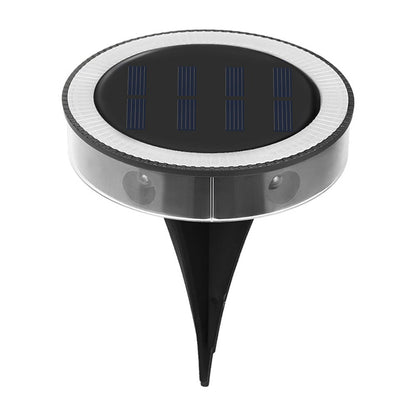 4Pcs Solar Ground Lights Outdoor Bright In-Ground Landscape Lighting Pathway Lawn Patio Yard Deck Decor Warm Light