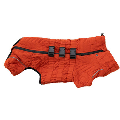 Warm Dog Vest Reflective Coat Windproof Winter Jacket for Pet Dogs Orange