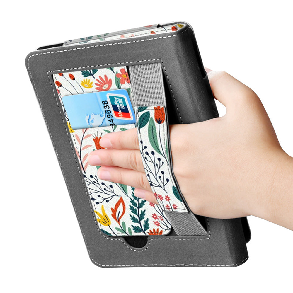 Case for Kindle Paperwhite 6 with Hand Strap Stand 7 Inch-White