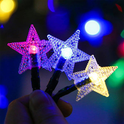 Outdoor Solar Flower String Lights Fairy Garden Lights for Christmas Decor Style 3