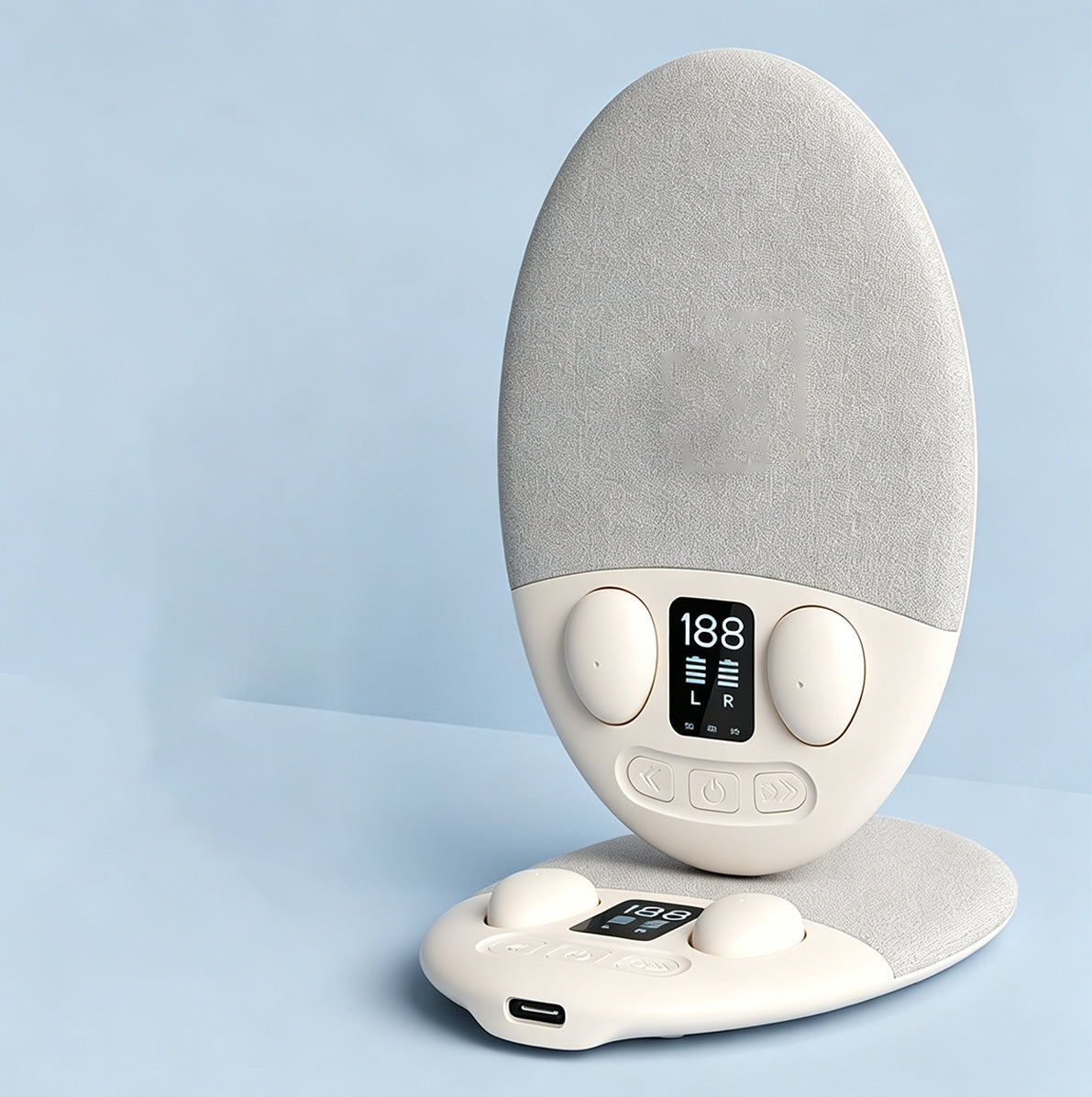 2 in 1 Under Pillow Sleep Speaker Bluetooth Headphones - Grey