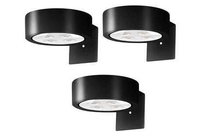3 Piece Wireless Art Display Picture Lights - Black