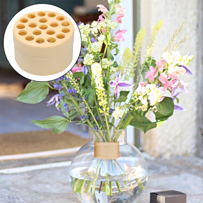 Spiral Flower Stem Holder Spiral Ikebana Stem Holder for Vases DIY Bouquet Twister Flower Arrangement Holder Yellow