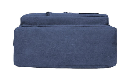 Men Vintage Crossbody Canvas Messenger Shoulder Bag-Blue