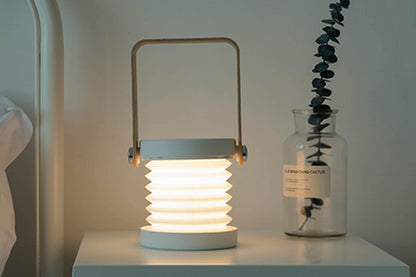 Multi Dimmable Foldable LED Night Light Table Lamp Portable Camping Flashlight-Grey