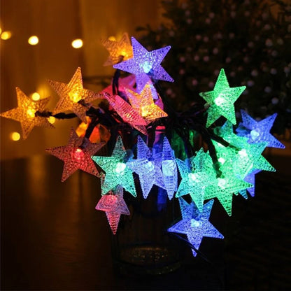 Outdoor Solar Flower String Lights Fairy Garden Lights for Christmas Decor Style 3