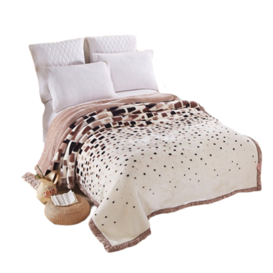 Soft Queen Size Blanket Double-Sided Winter Warm Quilt Throw Blanket Style 1