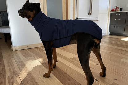Dog Jumper Fleece Vest Sweater Stretch Sweatshirt - Blue