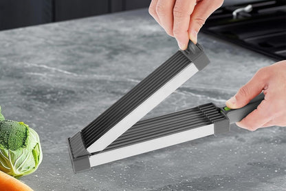 Manual Meat Slicer with Stainless Steel Blade for Beef Pork Mutton Hot Pot -Grey
