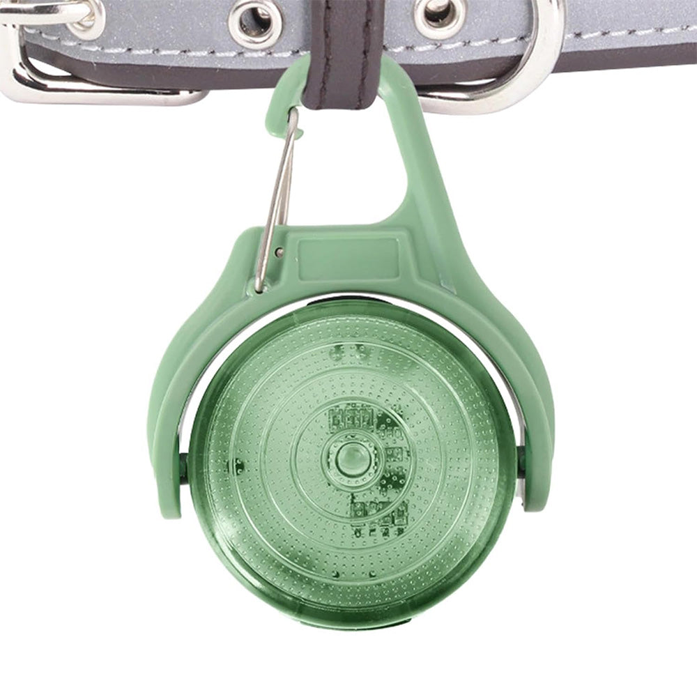 4-Mode Dog Collar Light for Night Walking Rechargeable Pet Collar LED Light Green