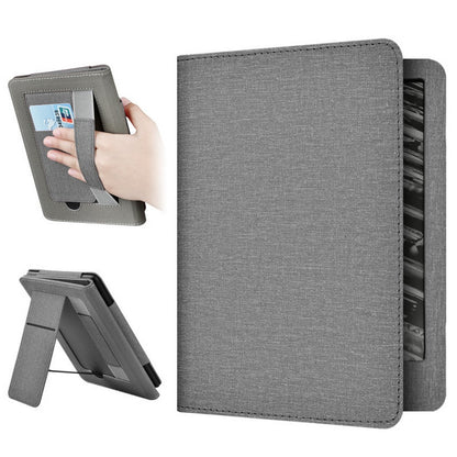 Protective Case with Stand for Kindle Paperwhite 12th Gen 2024 7 Inch-Grey