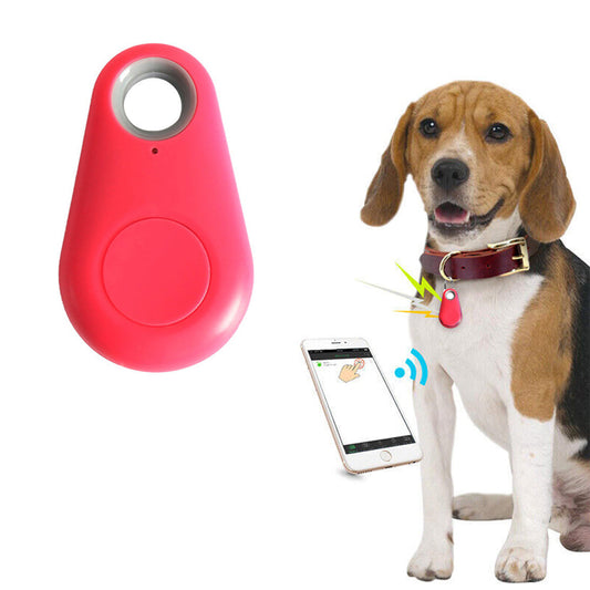 Wireless Smart GPS Tracker Bluetooth Alarm Locator for Kids Pets Wallet Keys Anti Lost Red