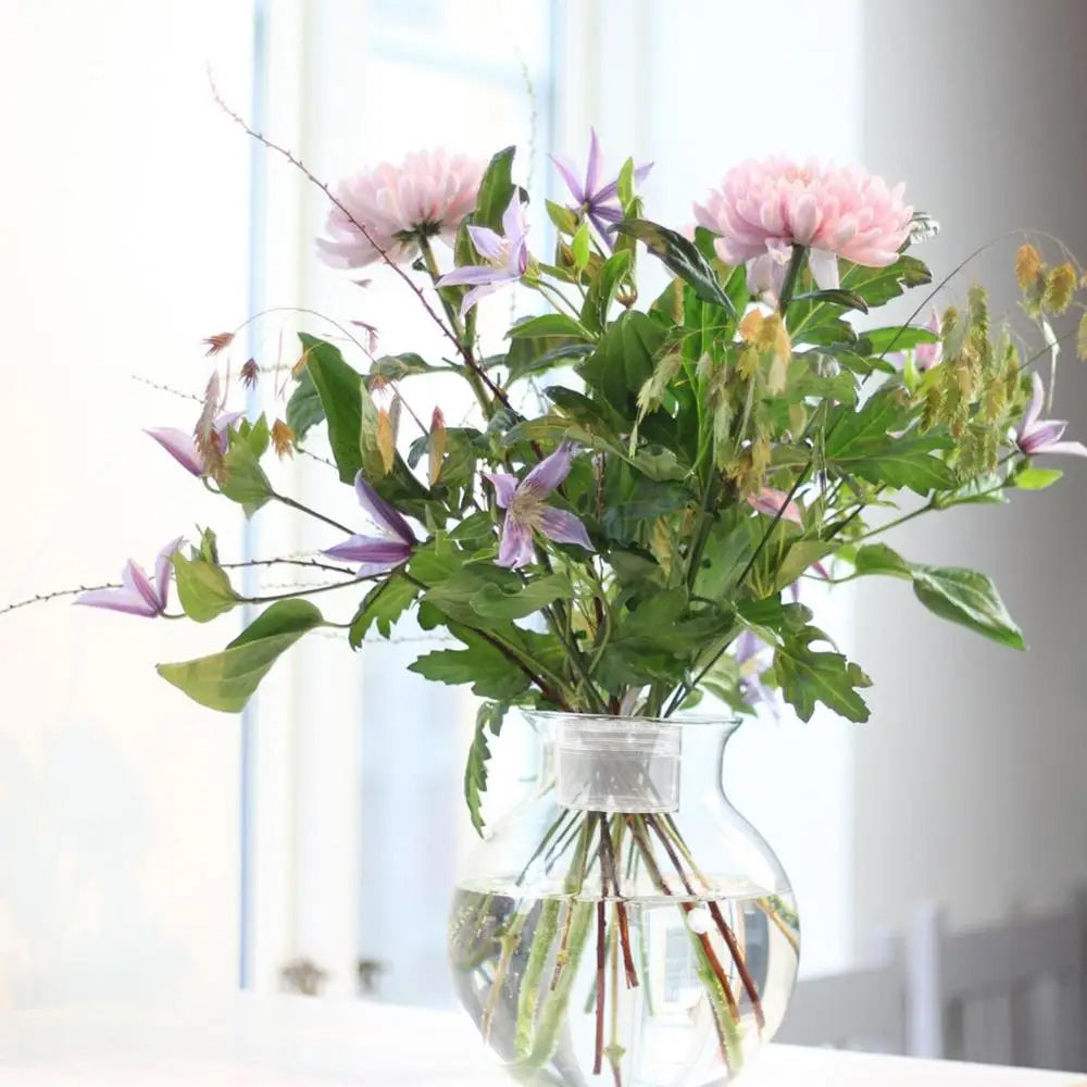 Spiral Flower Stem Holder Spiral Ikebana Stem Holder for Vases DIY Bouquet Twister Flower Arrangement Holder Clear