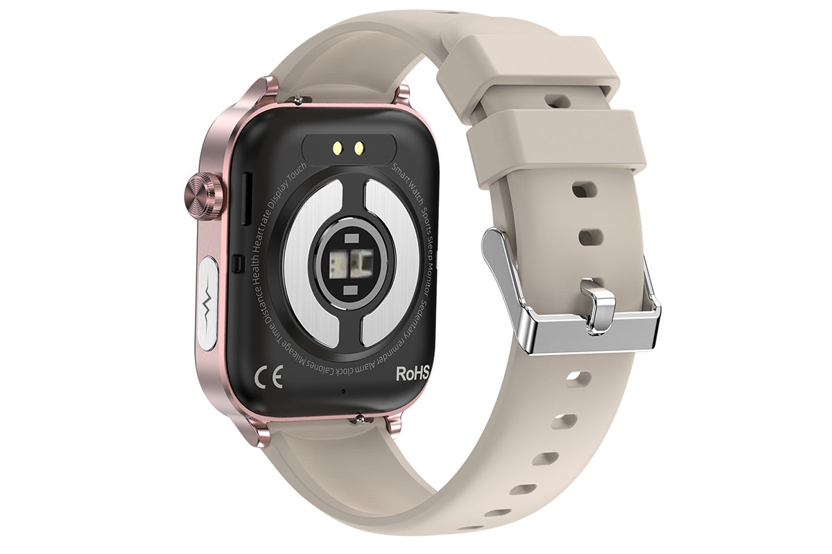 Smart Watch 1.96-Inch ECG Fitness Tracker with Heart Rate Blood Oxygen Blood Glucose Uric Acid and Blood Lipid 100 Sports Modes Activity Tracker-Grey