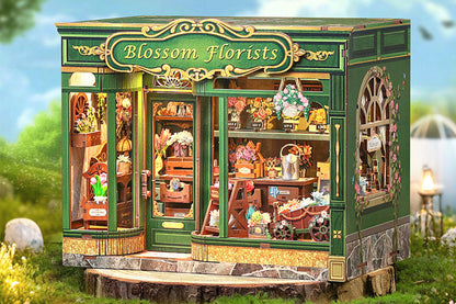 DIY Miniature House Kit Tiny House Kit for Adults to Build for Family Friends-?Flower?Cottage