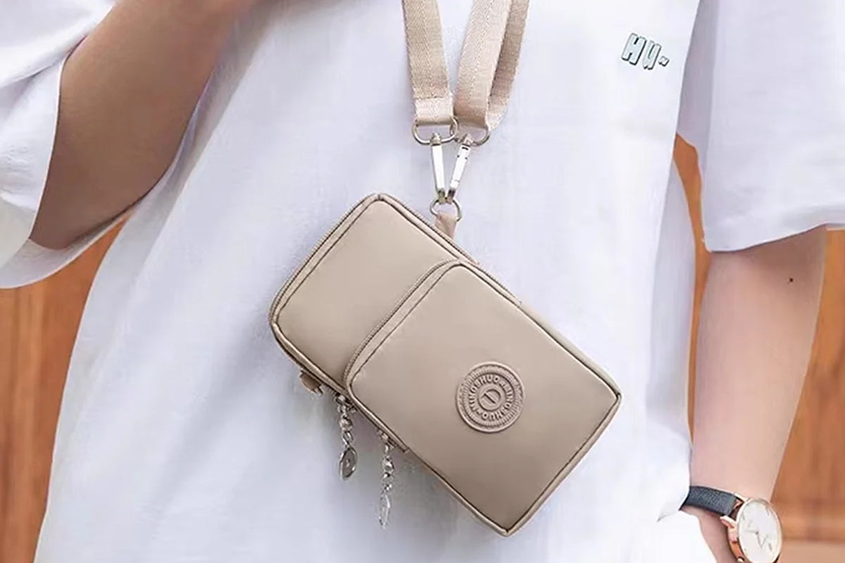Small Crossbody Bag for Women Cell Phone Purses Wallet Travel Pouch Shoulder Bag-Black