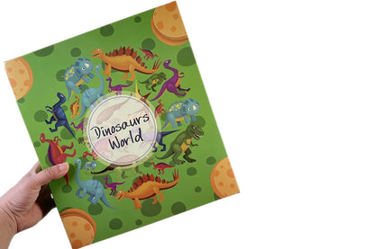 Christmas Advent Calendar Sensory Fidget Toys 24 Days Xmas Countdown Calendar Surprise Box Holiday Gift-Dinosaur Book Advent Calendar