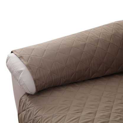 Recliner Chair Cover Couch Protector Slipcover with Elastic Straps Khaki