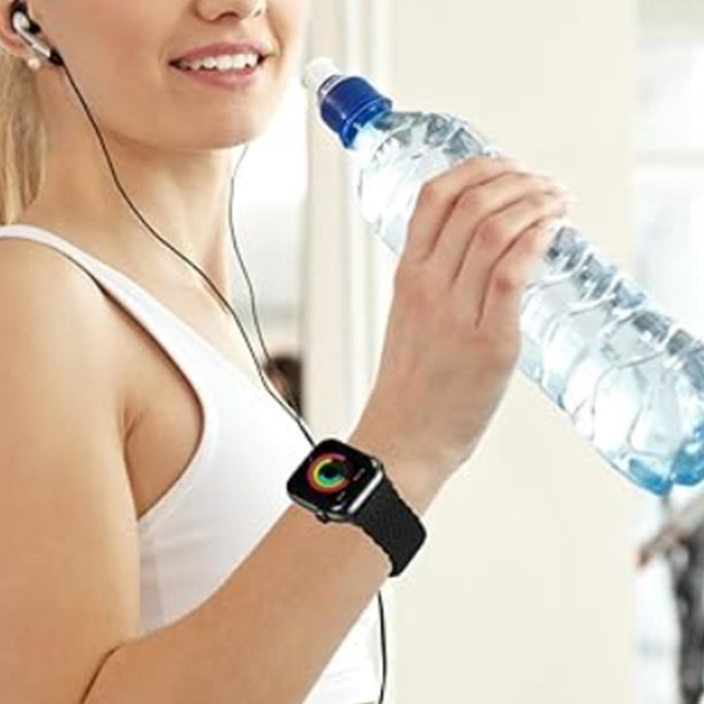 Adjustable Braided Loop Nylon Strap Compatible with Apple Watch Style 1