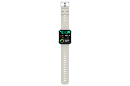 Smart Watch 1.85-Inch Fitness Watch with Heart rate Warning Sleep Monitor Blood Oxygen Calories Physiological Activity Tracker-Grey