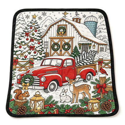 DIY Coloring Graffiti Christmas Blanket Drawing Blanket for Adults - Style6