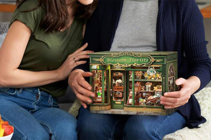 DIY Miniature House Kit Tiny House Kit for Adults to Build for Family Friends-?Flower?Cottage