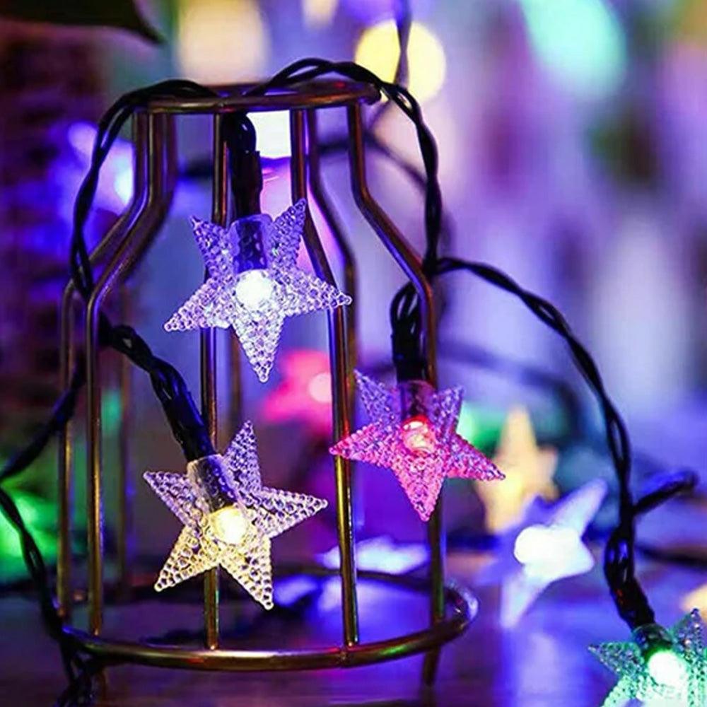 Outdoor Solar Flower String Lights Fairy Garden Lights for Christmas Decor Style 3