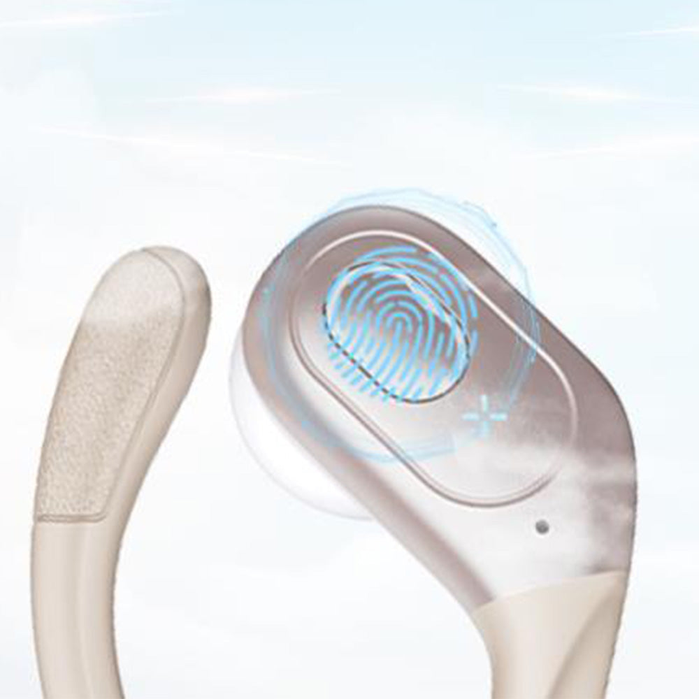 Wireless Bluetooth Headphone Sport Earbuds Stereo Over Ear Earphone with Earhook Rose Pink