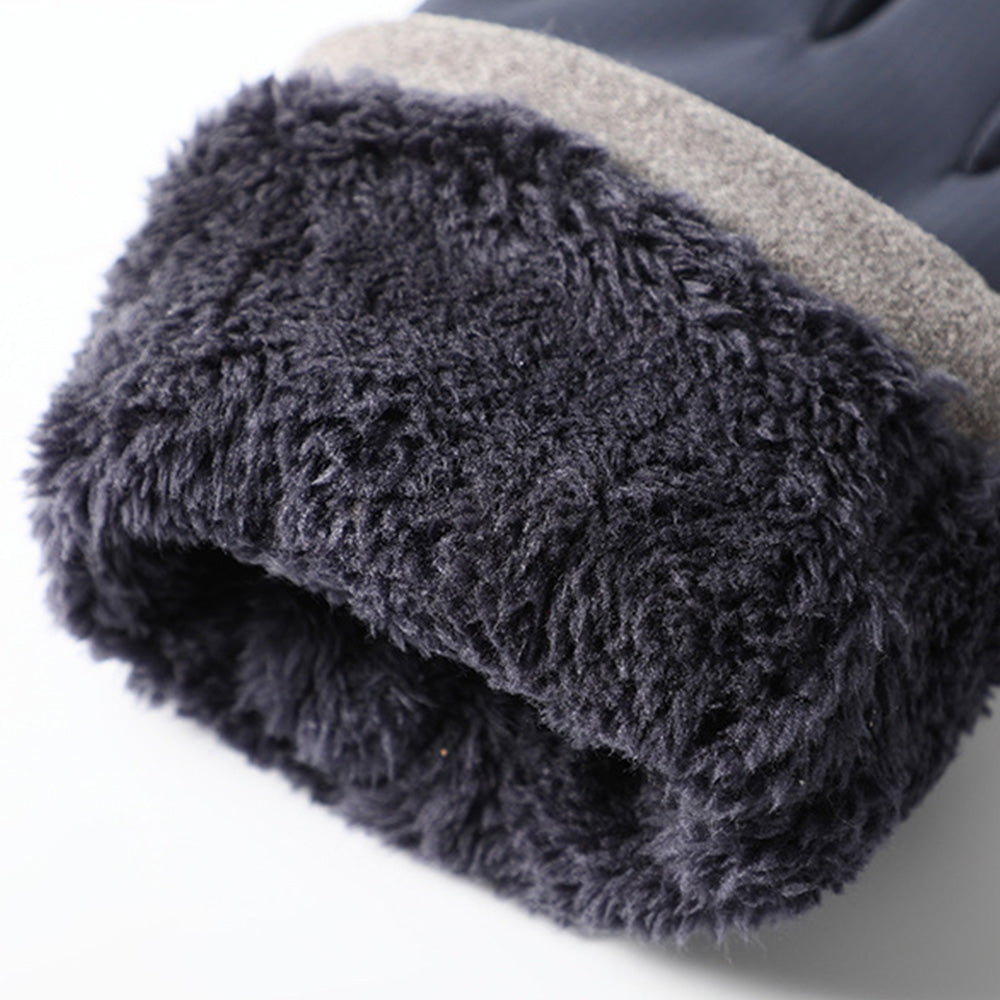 Pair of Winter Ski Gloves for Men Women Touch Screen Cycling Driving Gloves Blue