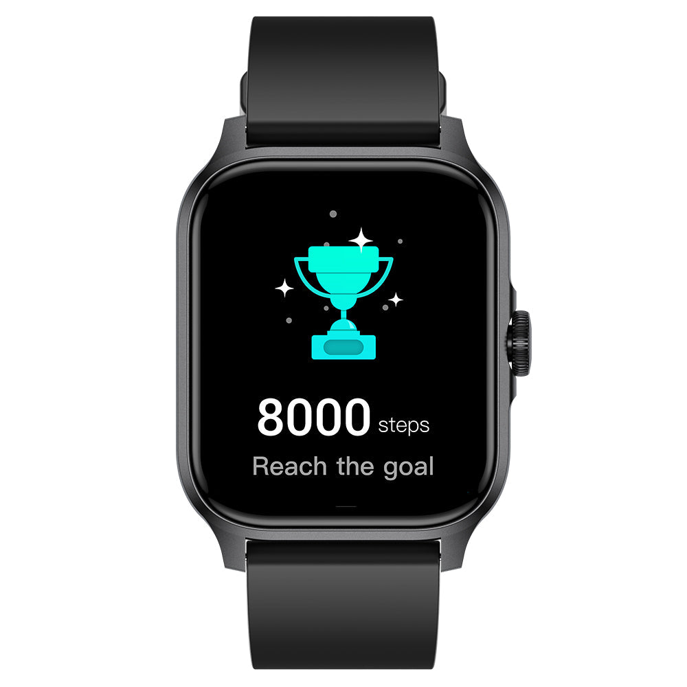 Smart Watch Fitness Tracker Heart Rate Sport Watches Black