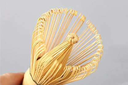 5Pcs Matcha Set Whisk Bowl Spout Scoop White