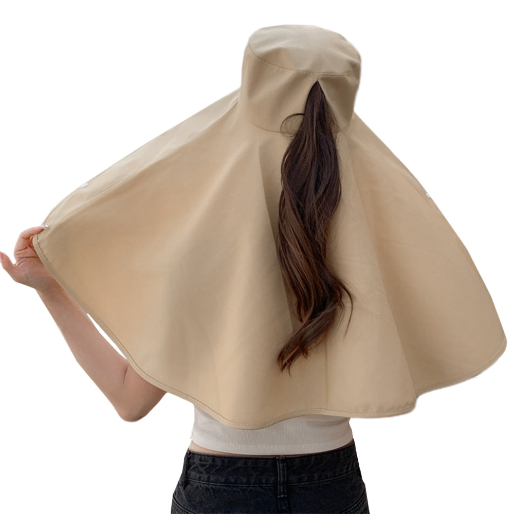 Sun Hats Wide Brim Fishing Hat UV Protection Bucket Hats Khaki