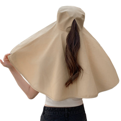 Sun Hats Wide Brim Fishing Hat UV Protection Bucket Hats Khaki