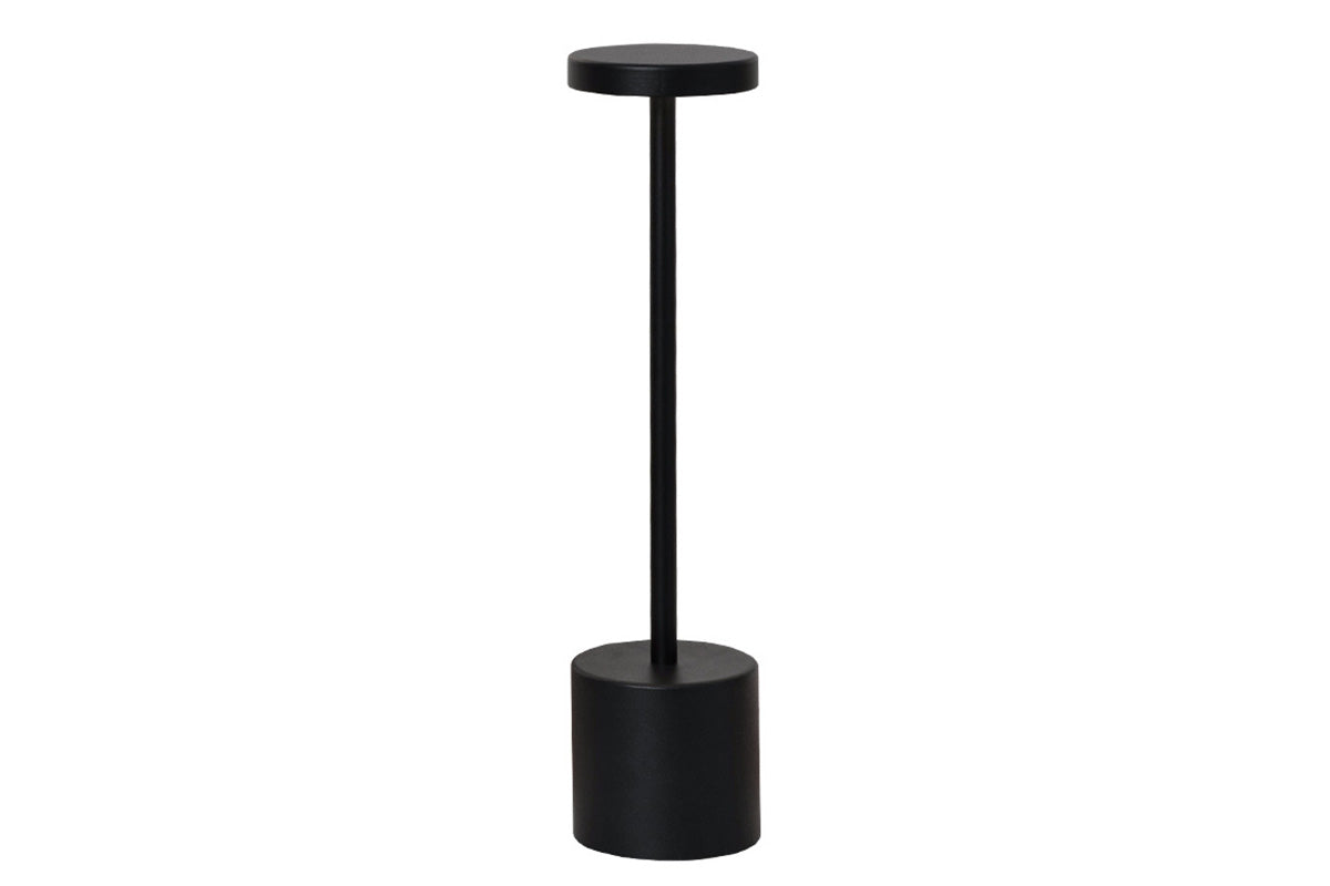 2Pcs Cordless Table Lamp Portable Touch Sensor LED Desk Lamp Beside Night Light-Black