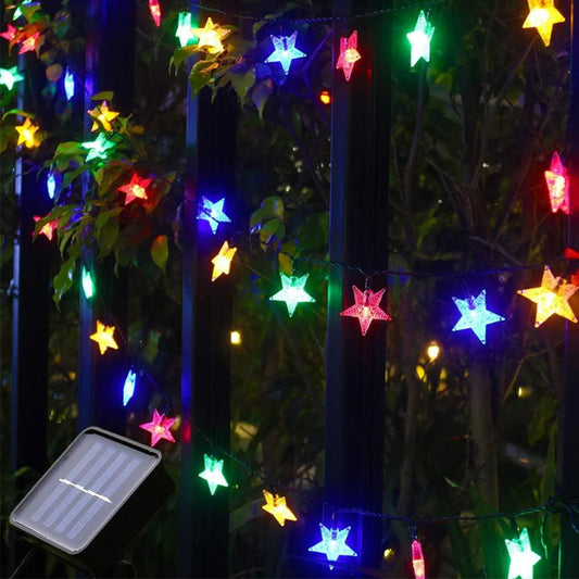 Outdoor Solar Flower String Lights Fairy Garden Lights for Christmas Decor Style 3