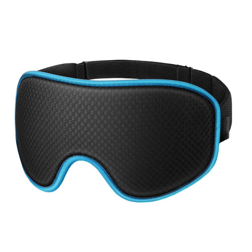 3D Sleeping Eye Mask Breathable Light Blocking Night Mask Blue