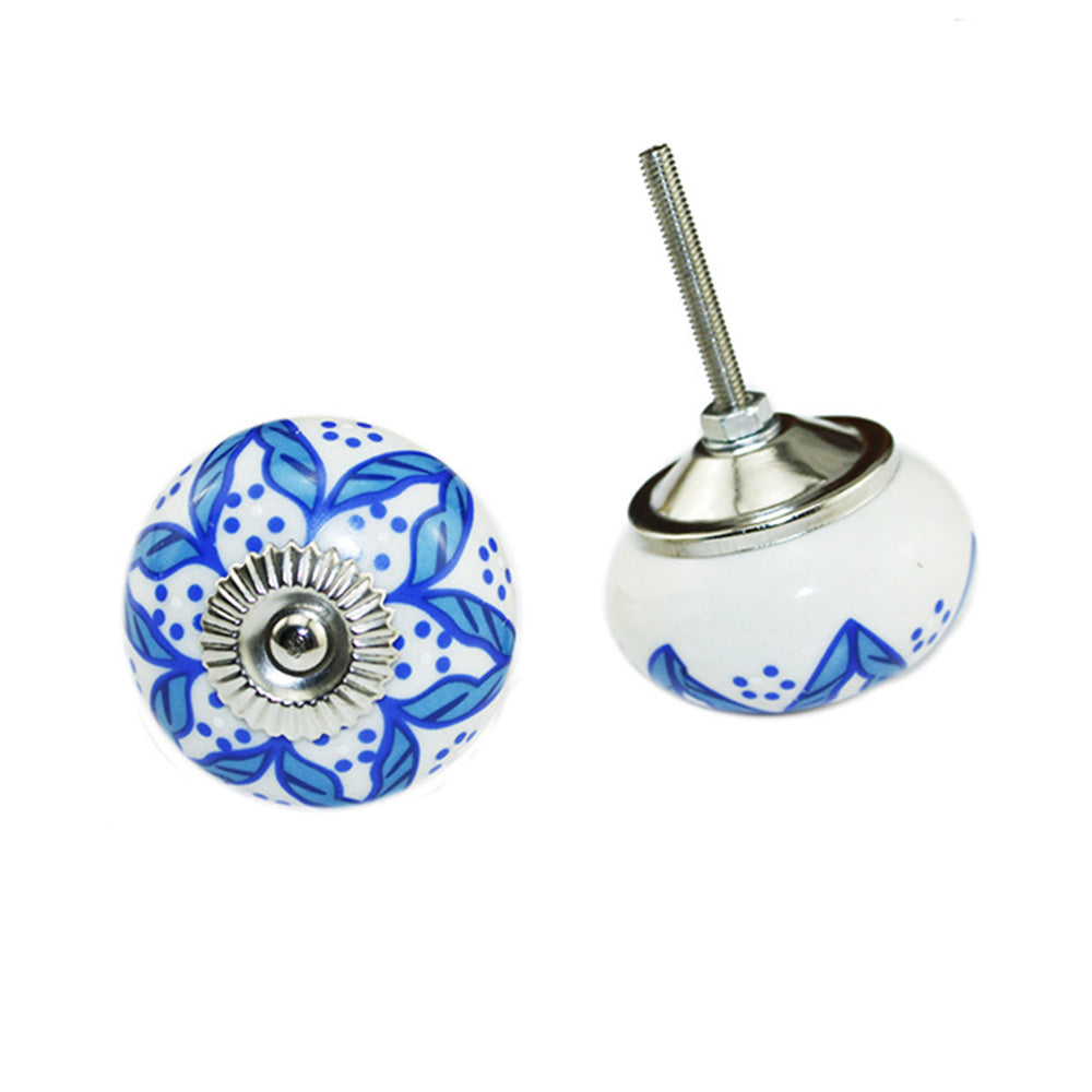 7Pcs Ceramic Cabinet Drawer Knobs ¨C Cupboard Door Handles and Pulls for Furniture