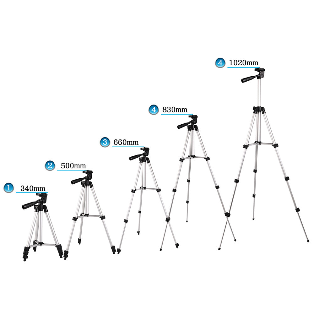 Telescopic Tripod Stand Holder Mount for Smartphone Camera