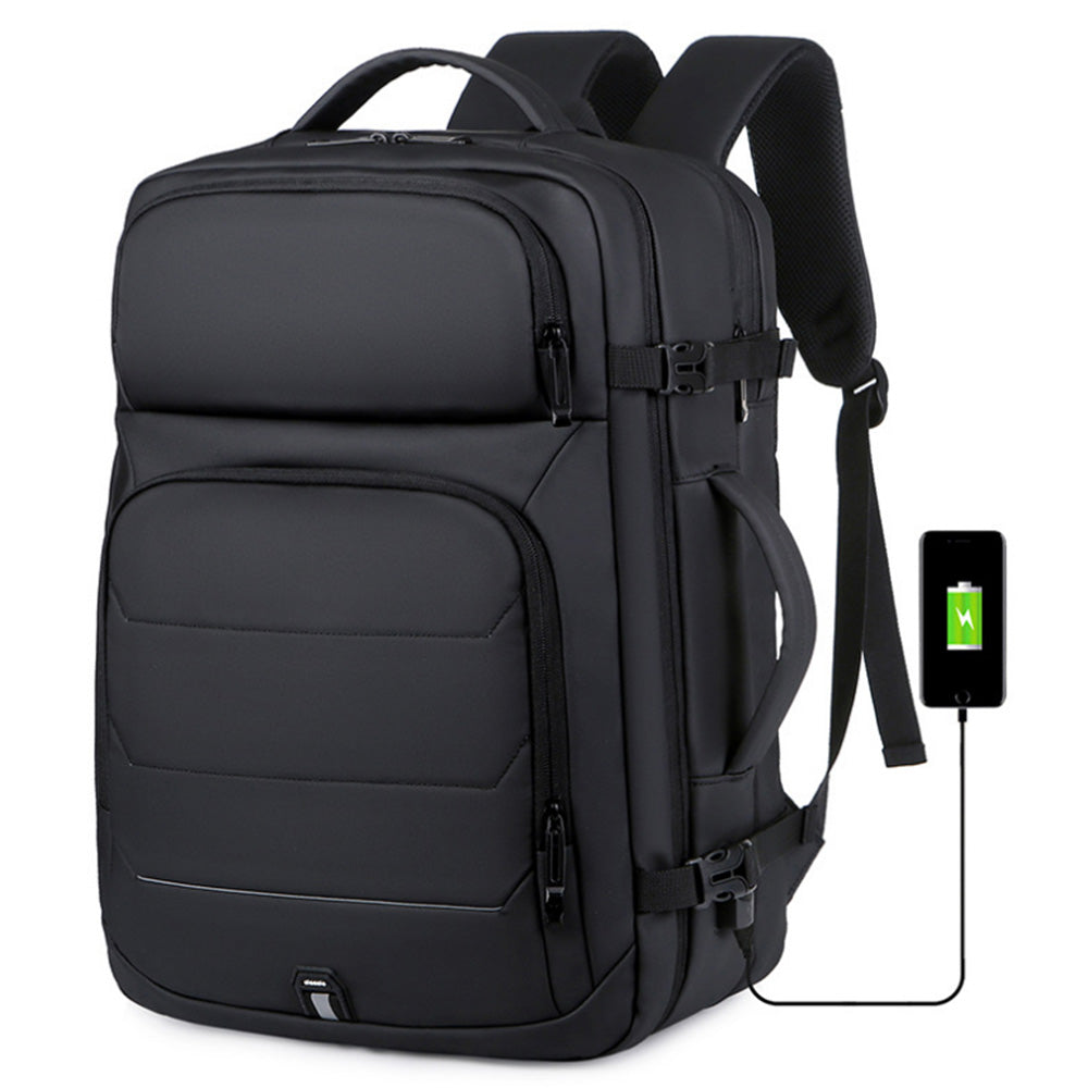 Large Capacity Expandable Business Luggage Backpack Water-repellent Travel Bag Laptop Bag