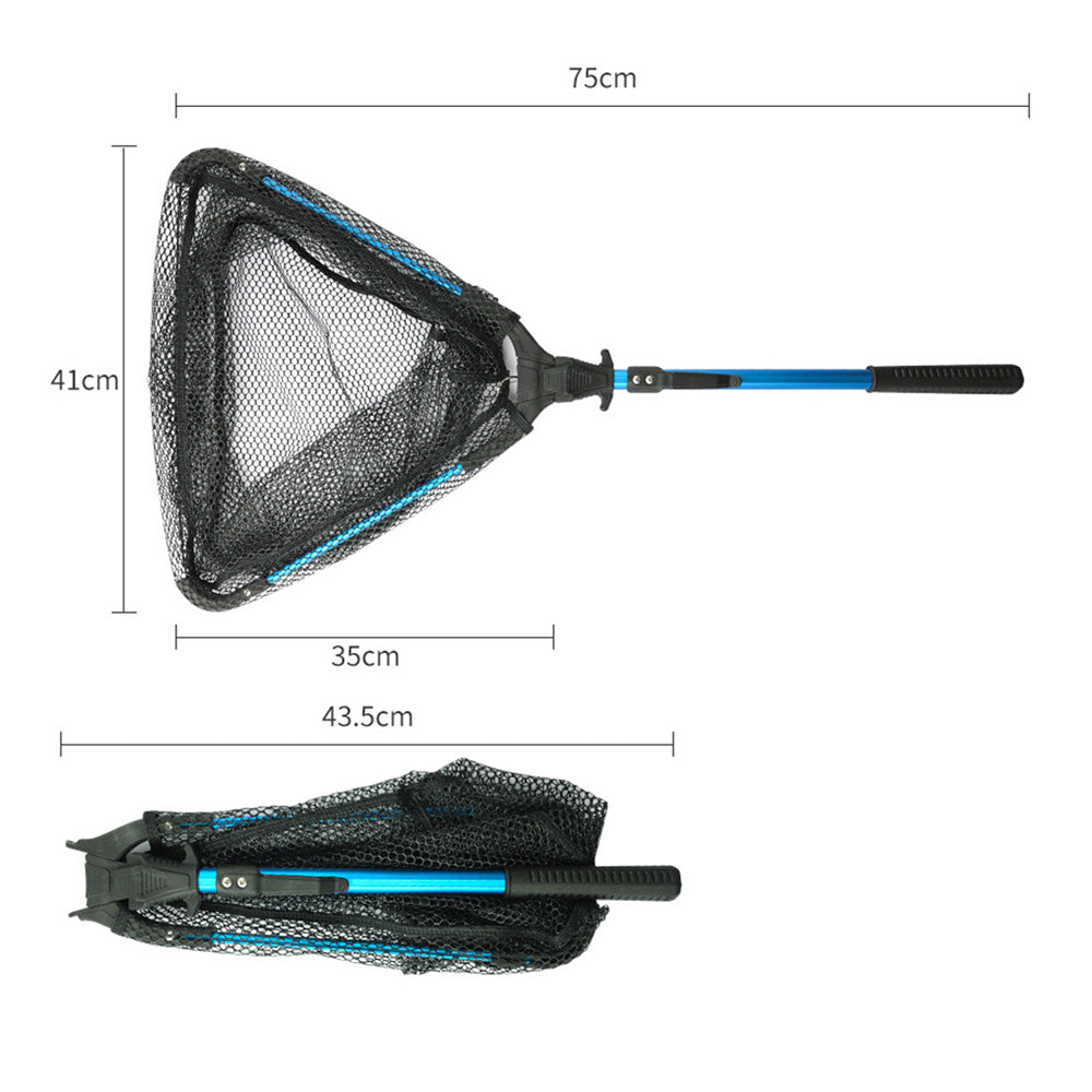 Foldable Fishing Net Landing Net with Handle Fishing Gear