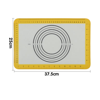 2Pcs Silicone Baking Mat Baking Liner for Macaroons Pizza Cake and Bread Making