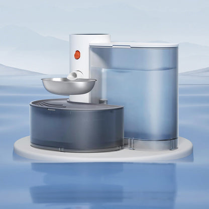 Smart Automatic Pet Water Fountain ¨C Stainless Steel Bowl Rechargeable Dispenser