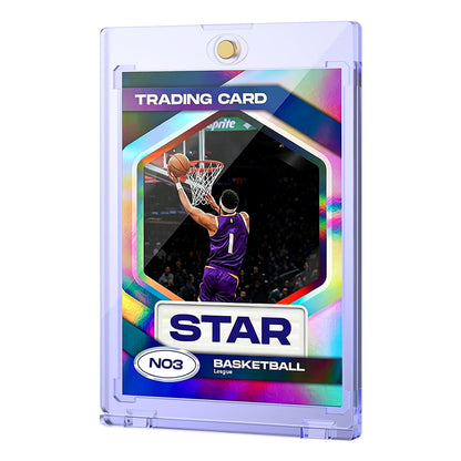 5 PCS Plastic Trading Card Holders