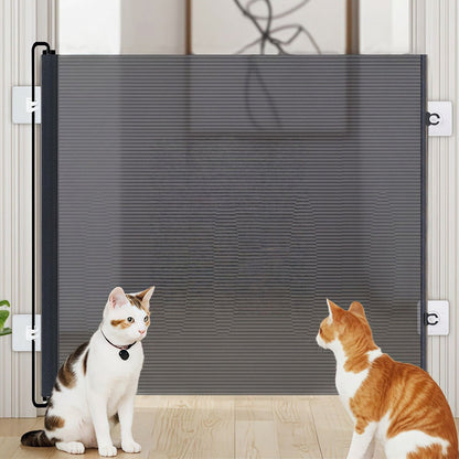 No-Drill Retractable Pet Gate ¨C Barrier for Dogs and Cats Indoor & Outdoor Use Style 2