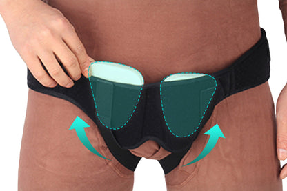 Men Hernia Support Belt Truss Brace for Inguinal Groin Support and Pain Relief