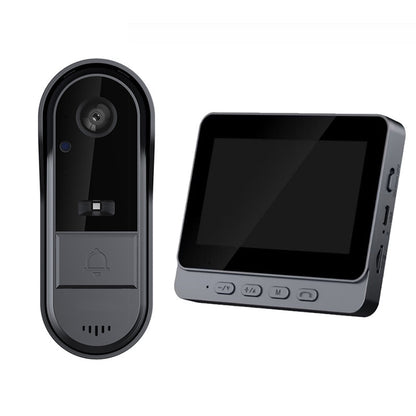 1080P Wireless Smart Doorbell Camera No Subscription with 4.3in Monitor